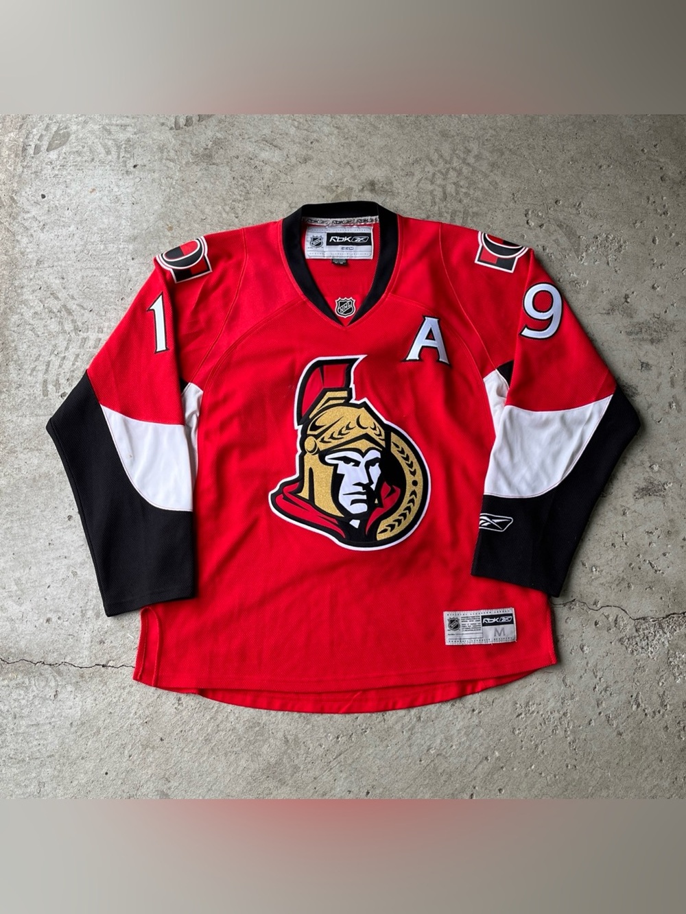 Reebok CCM Ottawa Senators Red NHL Hockey Jersey Jason Speeza #19 Mens Medium